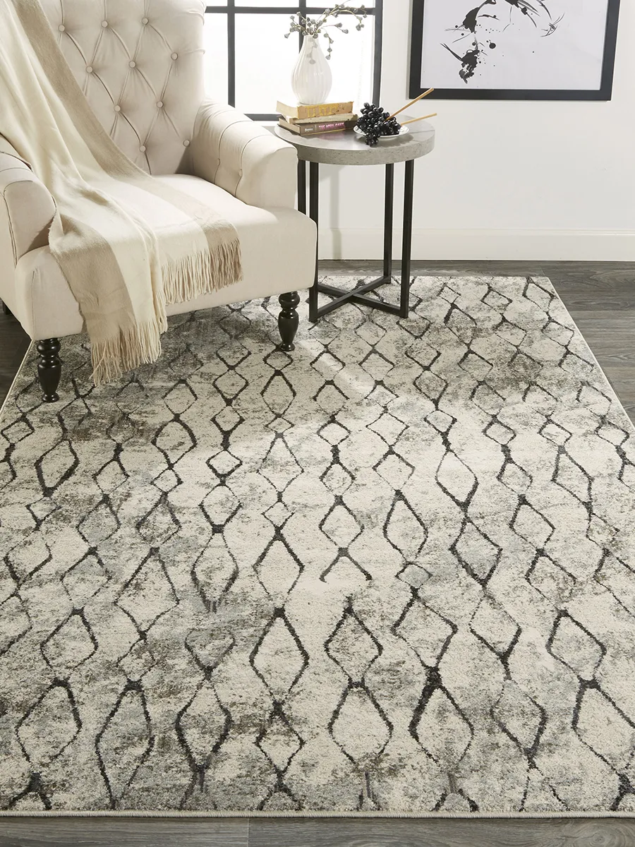 Kano 3872F Ivory/Gray/Taupe 5'3" x 7'6" Rug