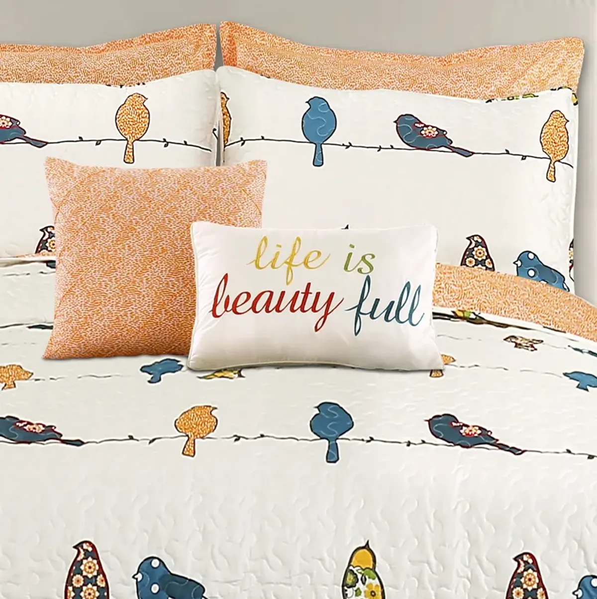 Rowley Birds Quilt 7Pc Set