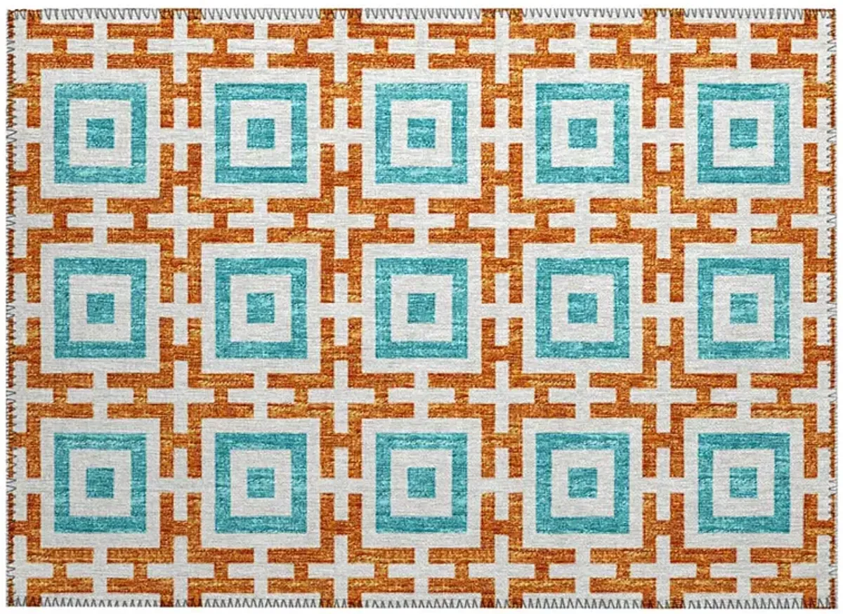 Marlo MO1 Orange 20" x 30" Rug