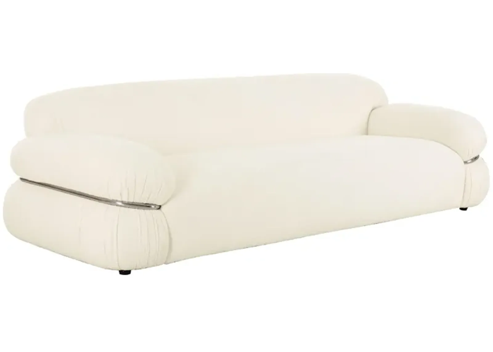 Leyla Cream Boucle Sofa