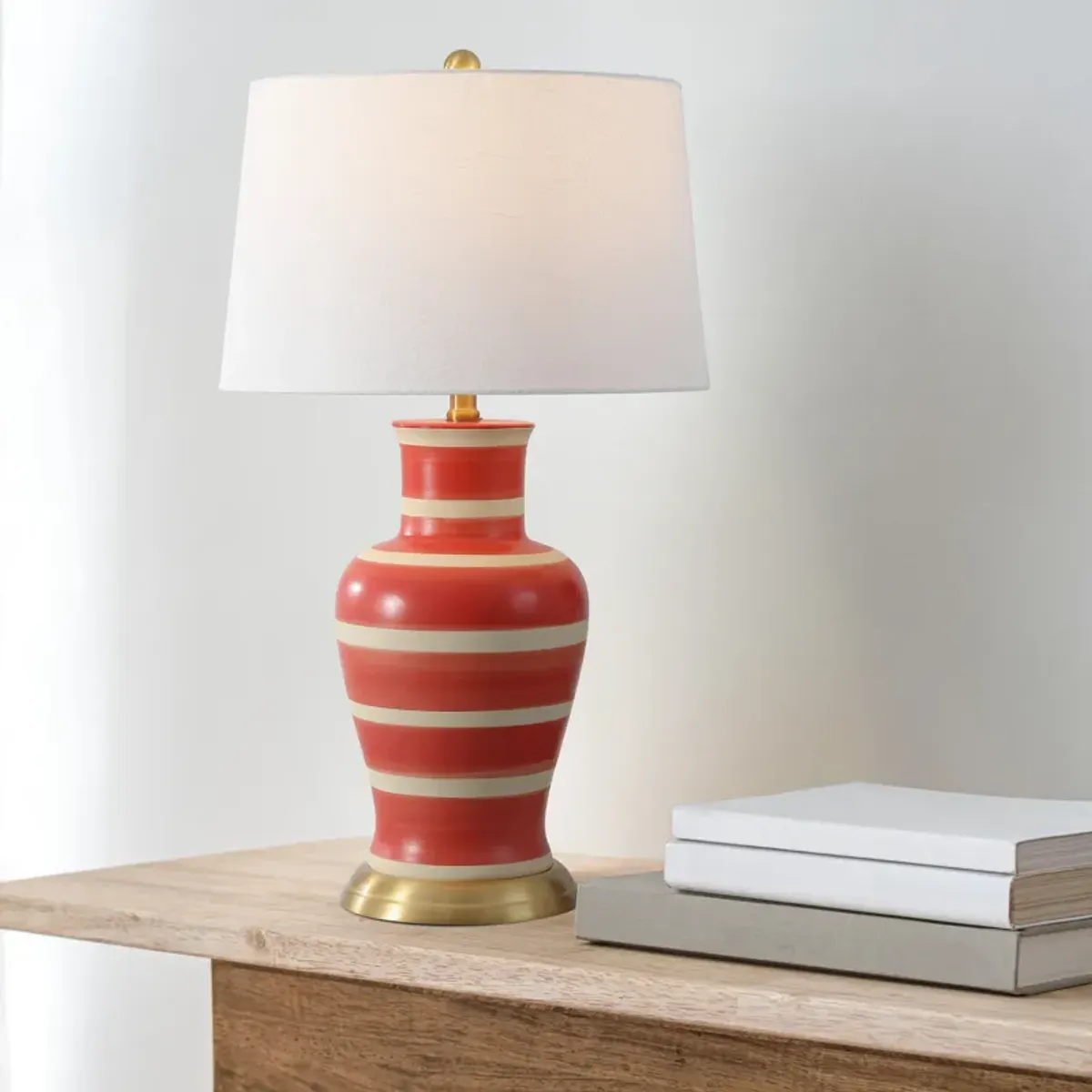 Julian Traditional Classic Ceramic Urn LED Table Lamp