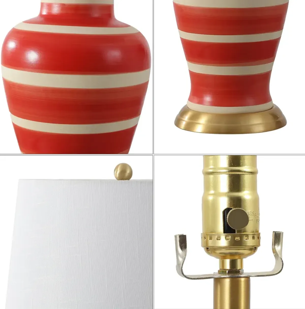 Julian Traditional Classic Ceramic Urn LED Table Lamp