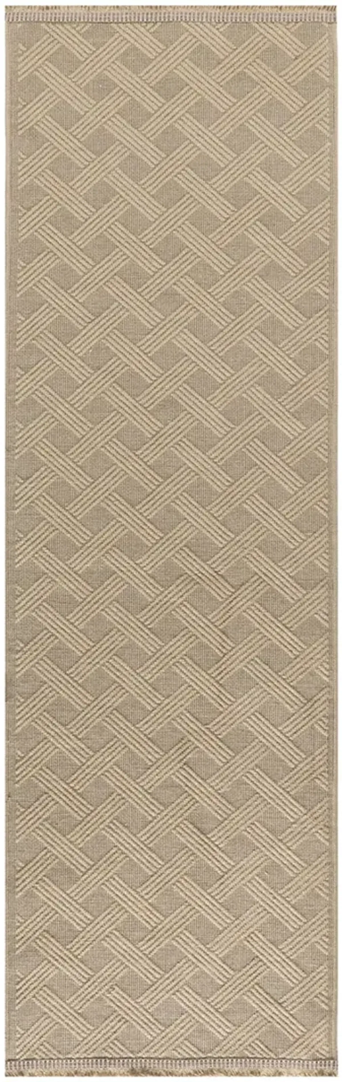 Washable Jute WSJ02 Natural 2' x 4' Rug