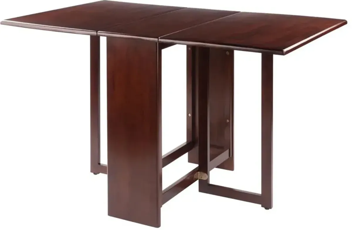 Clara Double Drop Leaf Dining Table, Walnut