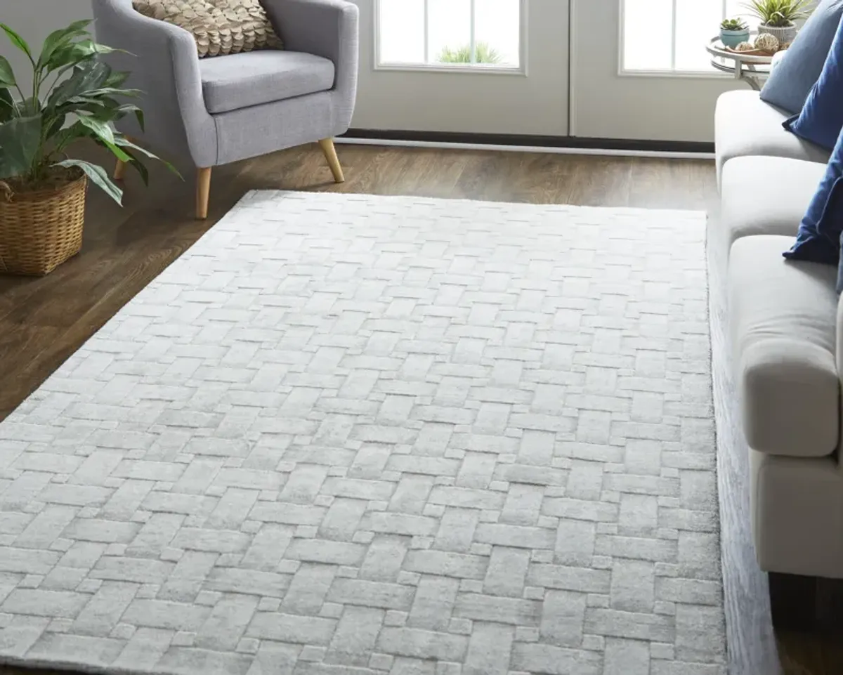 Redford 8669F White/Silver 8' x 10' Rug