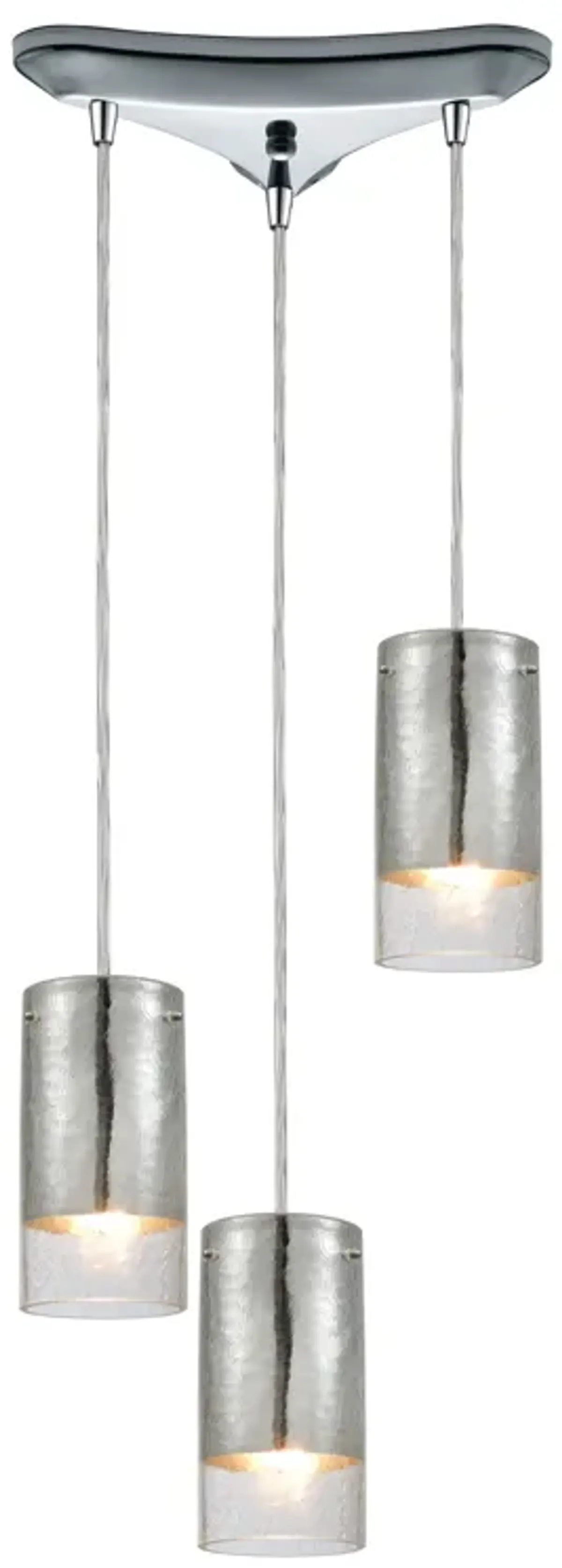 Tallula triangular 3 light Mini Pendant