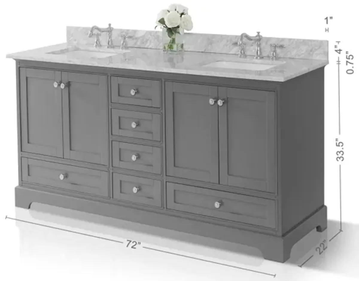 Audrey 72 in. Bath Vanity Set