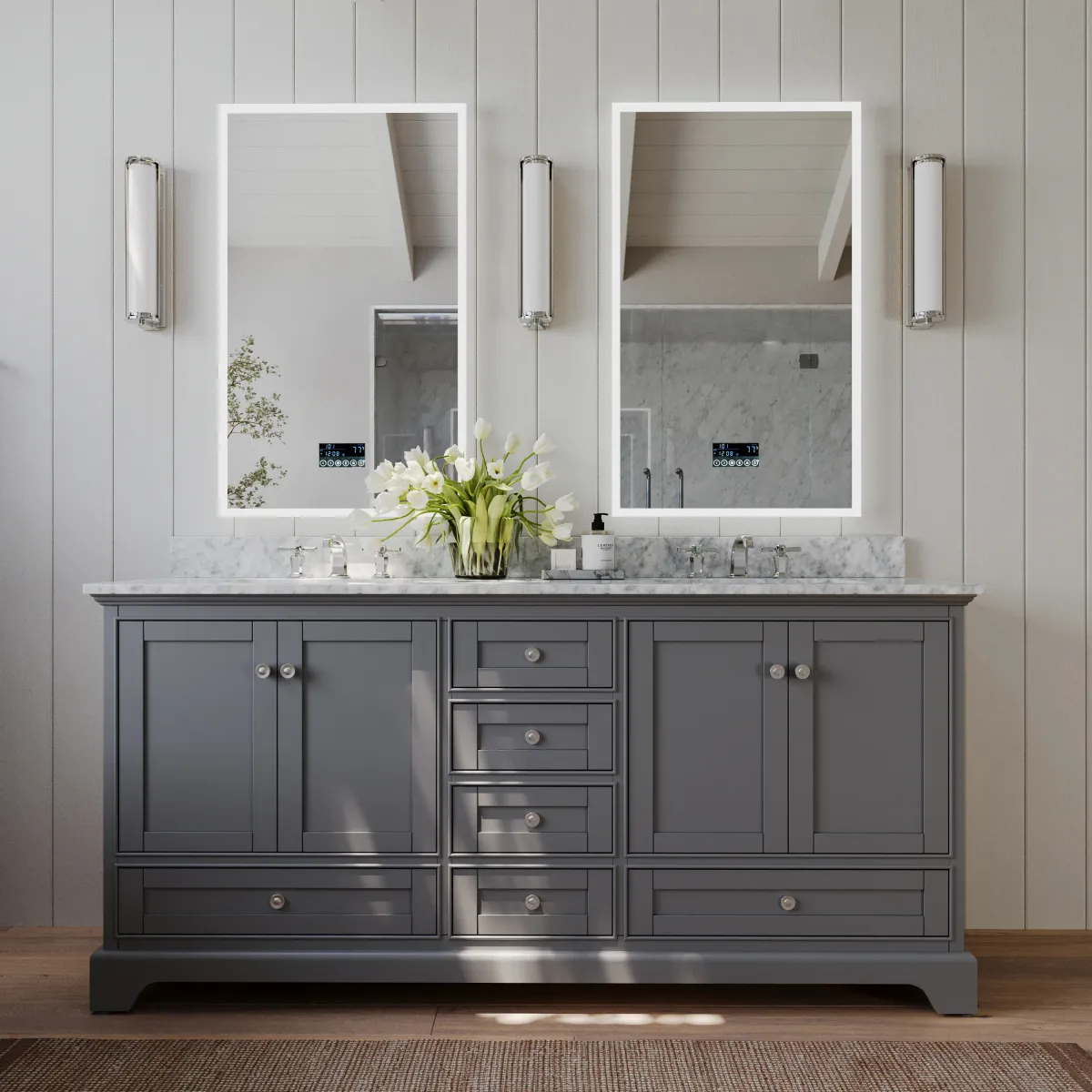 Audrey 72 in. Bath Vanity Set