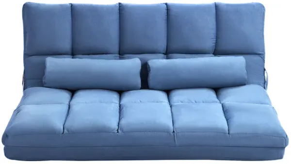 Merax Folding Sofa Couch with 2 Pillows