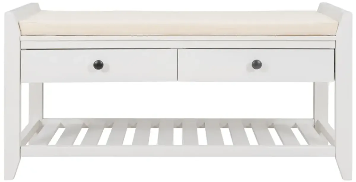 Merax Multipurpose Entryway Storage Bench