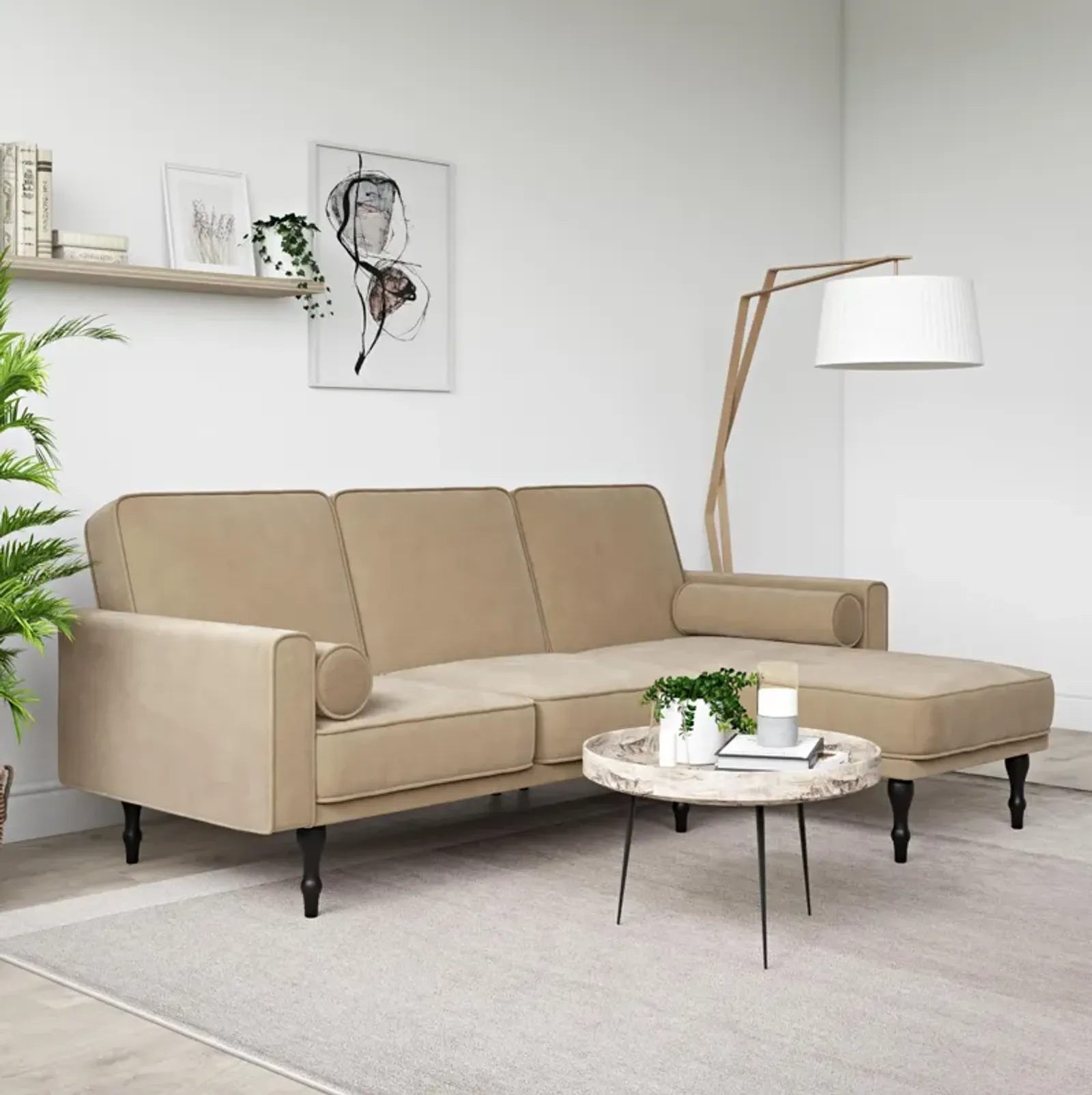 Edison Small Space Sectional Futon