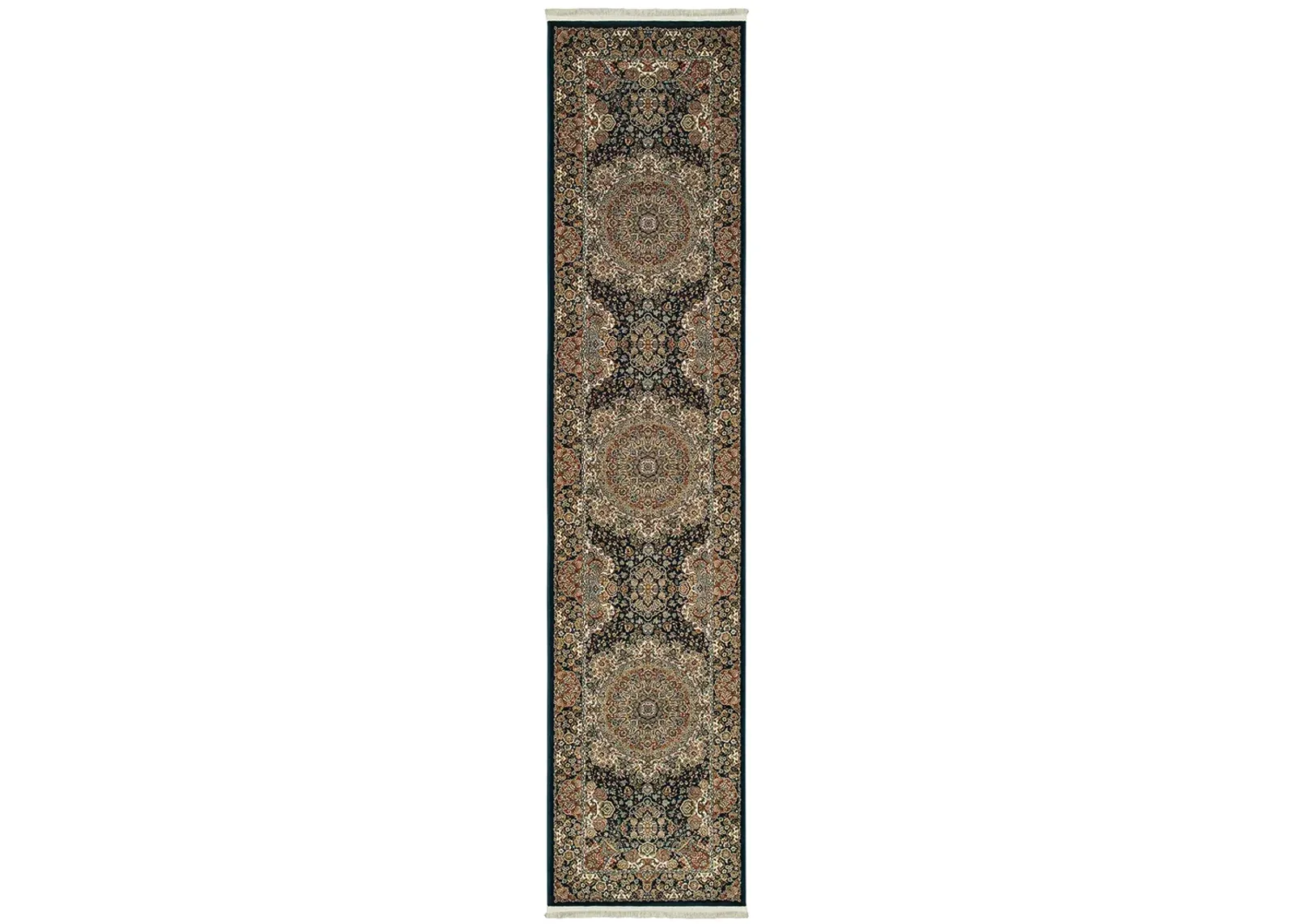 Masterpiece 2'3" x 10' Navy Rug