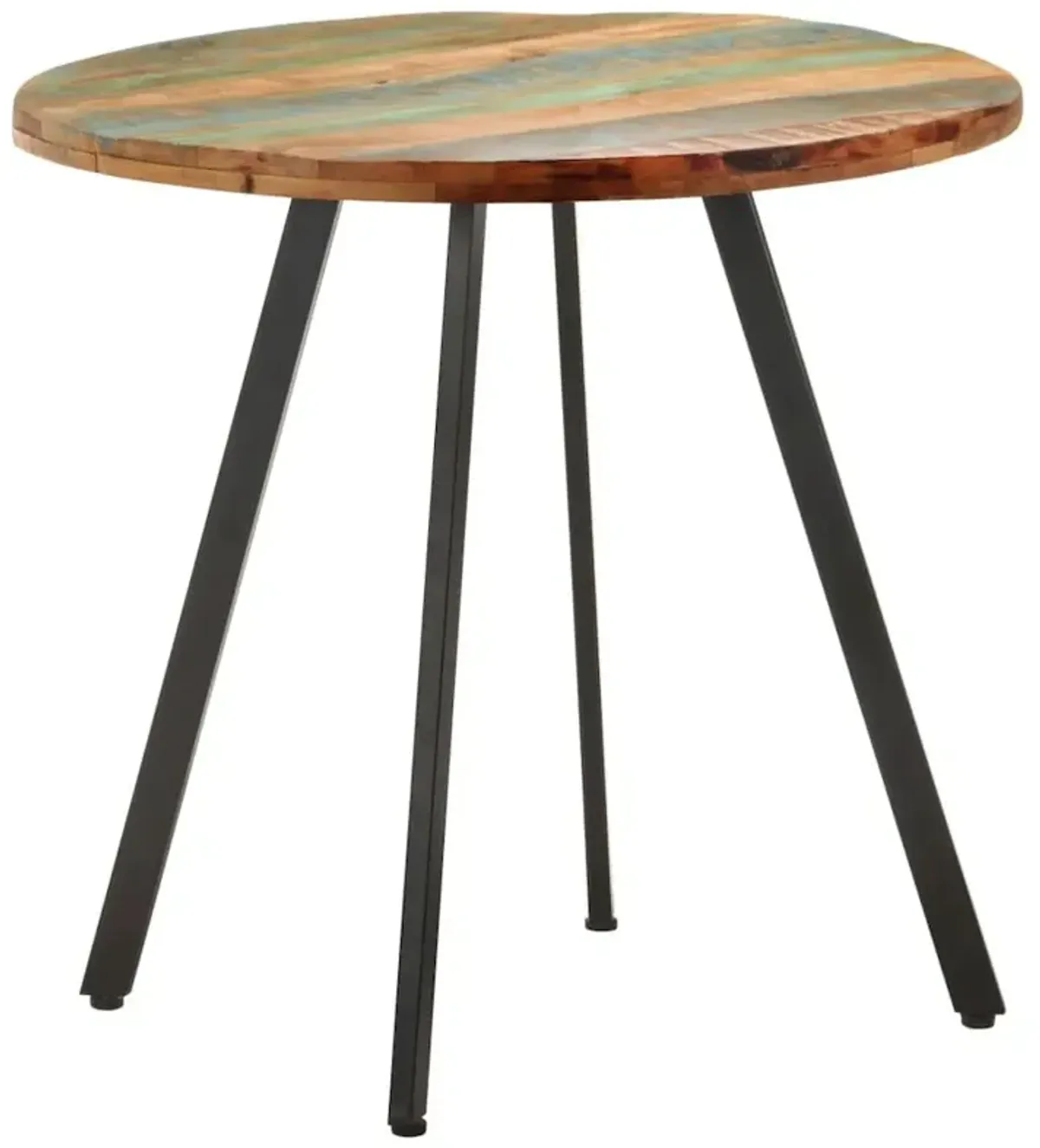 vidaXL Dining Table 31.5" Solid Reclaimed Wood