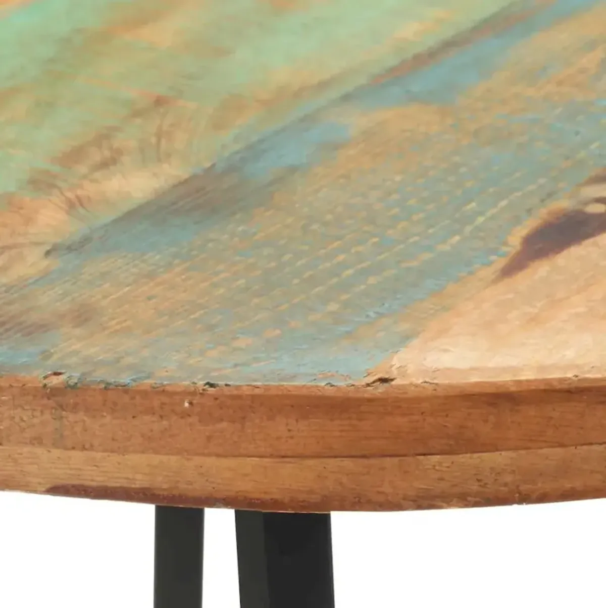 vidaXL Dining Table 31.5" Solid Reclaimed Wood