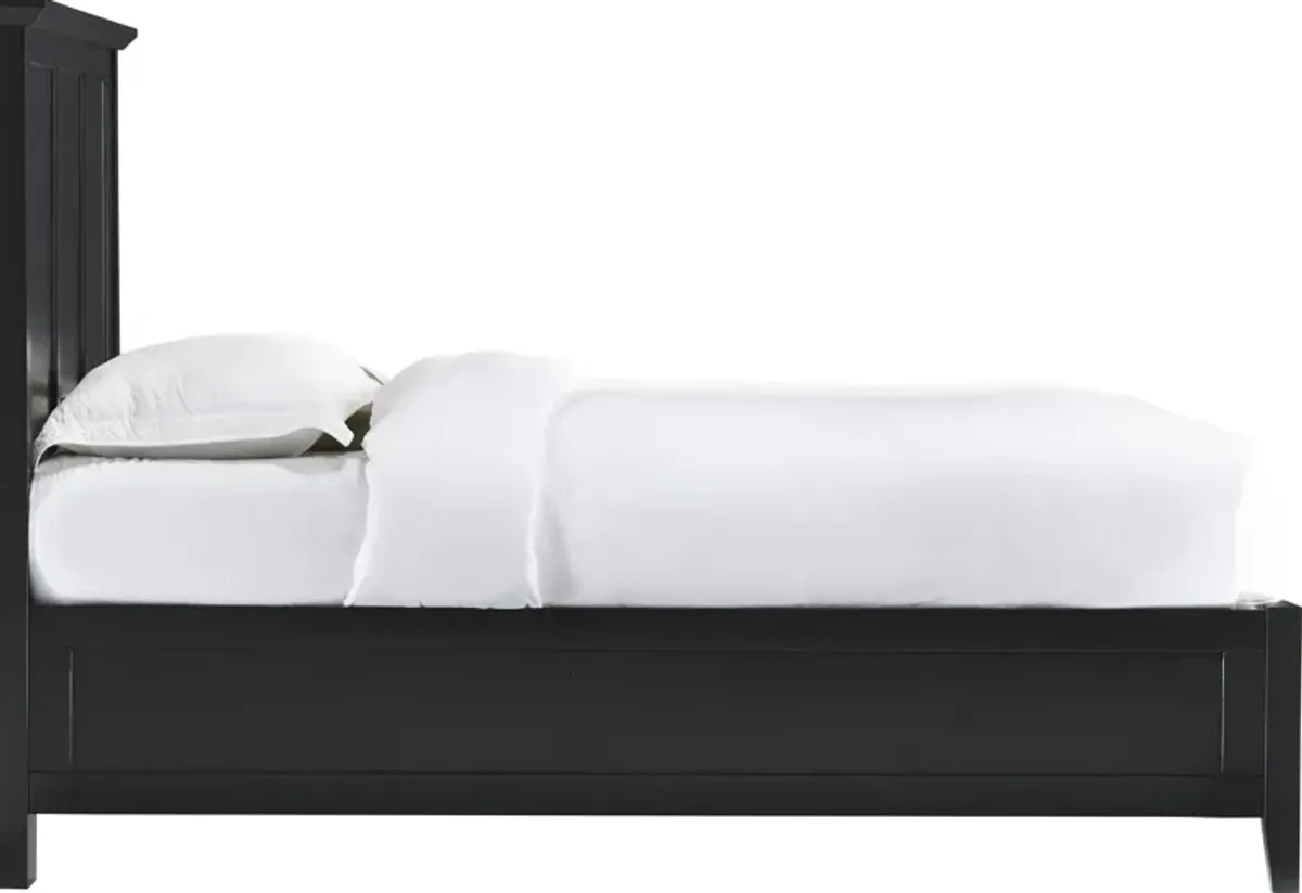 Paragon King-size Panel Bed in Black