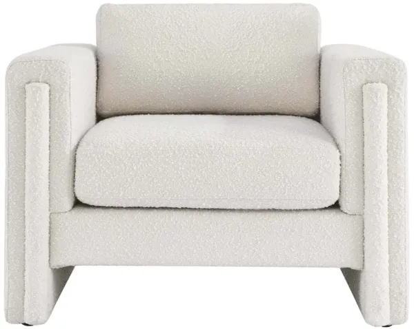Visible Boucle Fabric Armchair