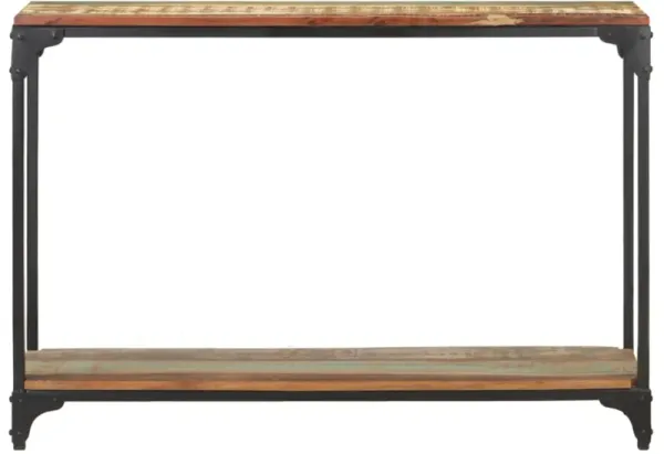 vidaXL Console Table 43.3"x11.8"x29.5" Solid Reclaimed Wood
