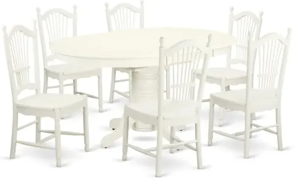Dining Room Set Linen White