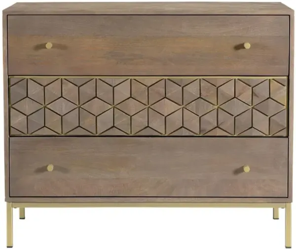Moe's Home Collection Corolla Three Drawer Chest