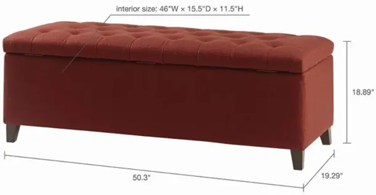 Belen Kox Tufted Top Storage Bench, Belen Kox