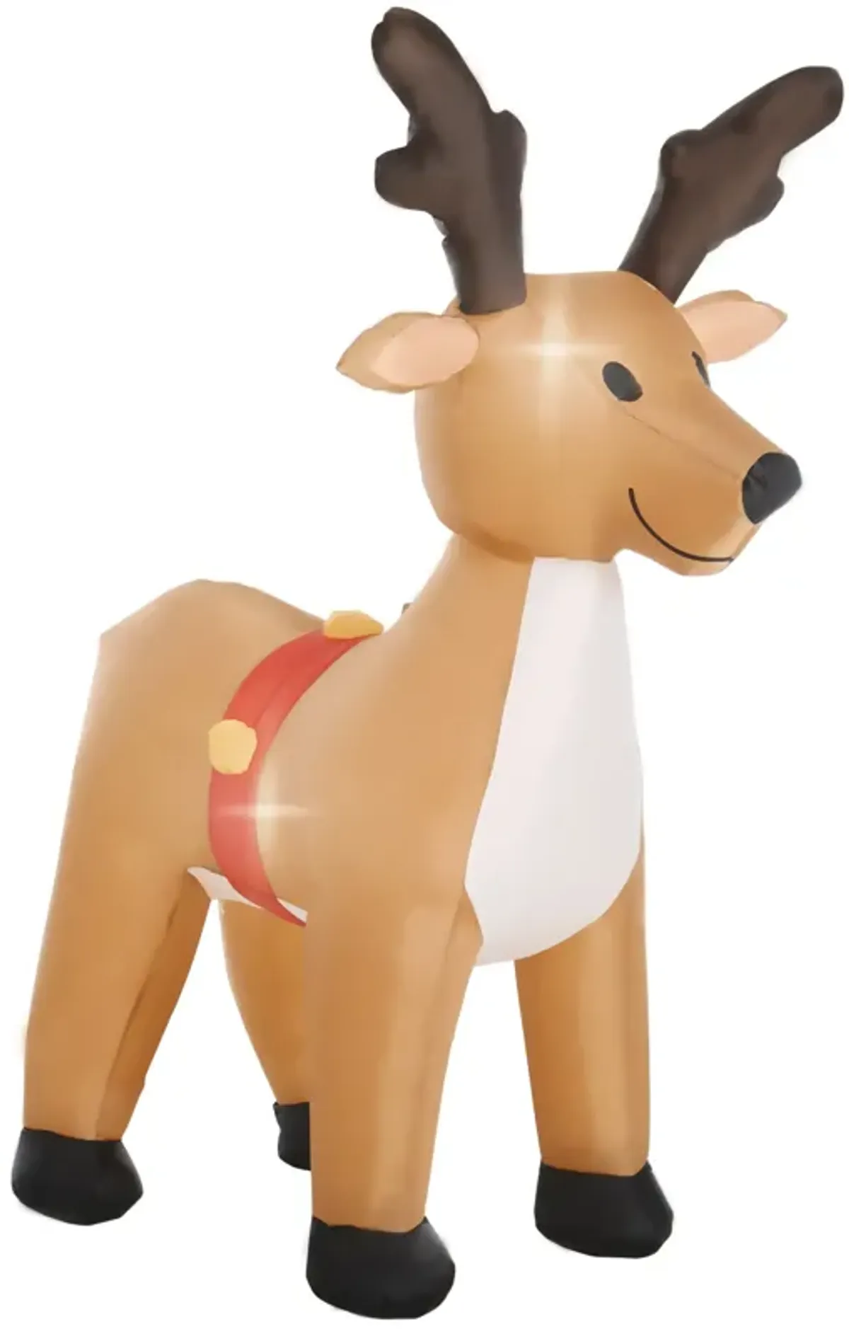 6' Inflatable Christmas Christmas Reindeer Blow-Up Outdoor Display w/ LEDs