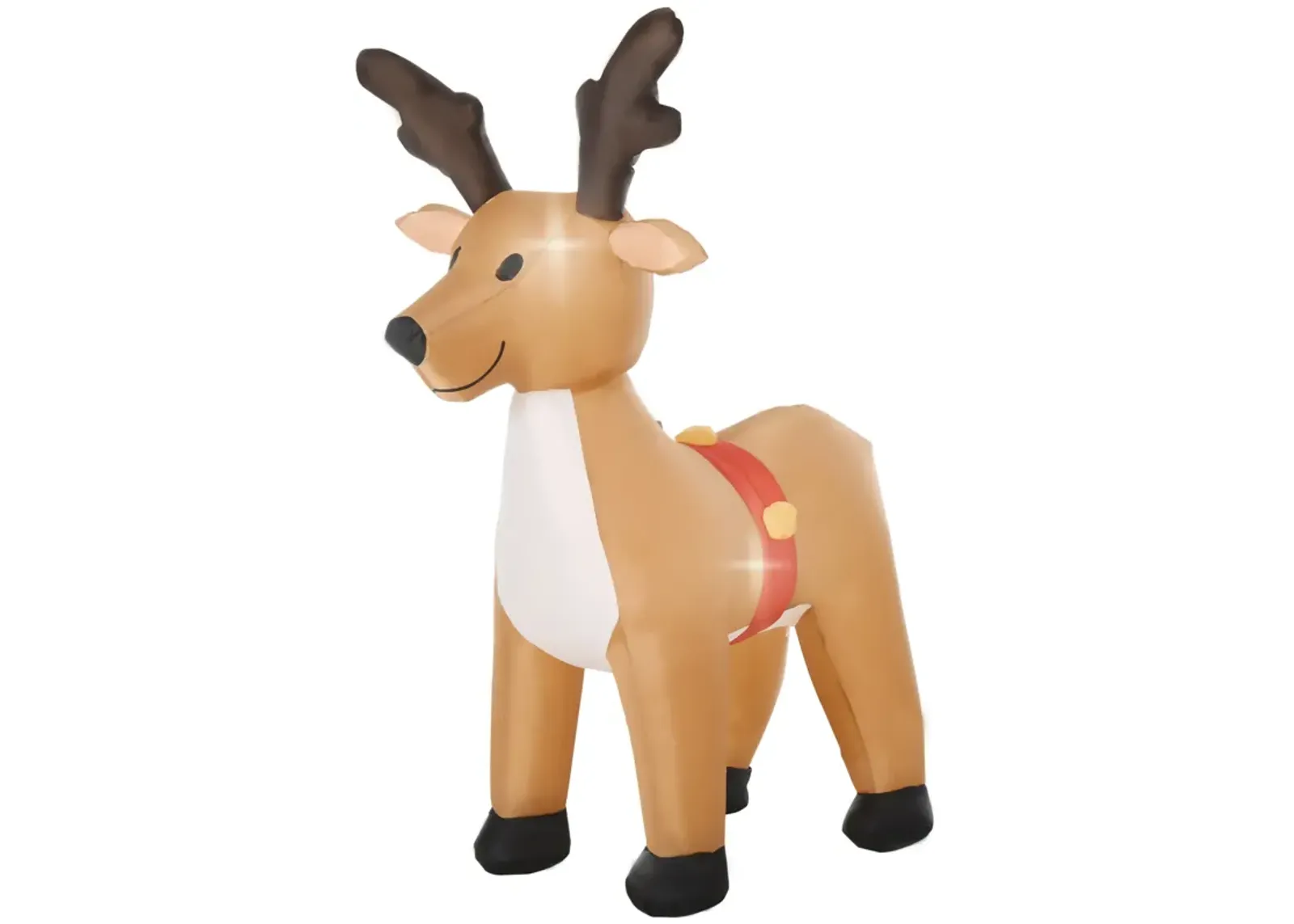 6' Inflatable Christmas Christmas Reindeer Blow-Up Outdoor Display w/ LEDs