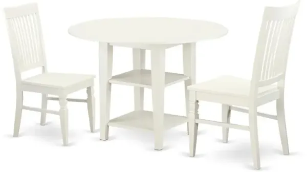 Dining Room Set Linen White