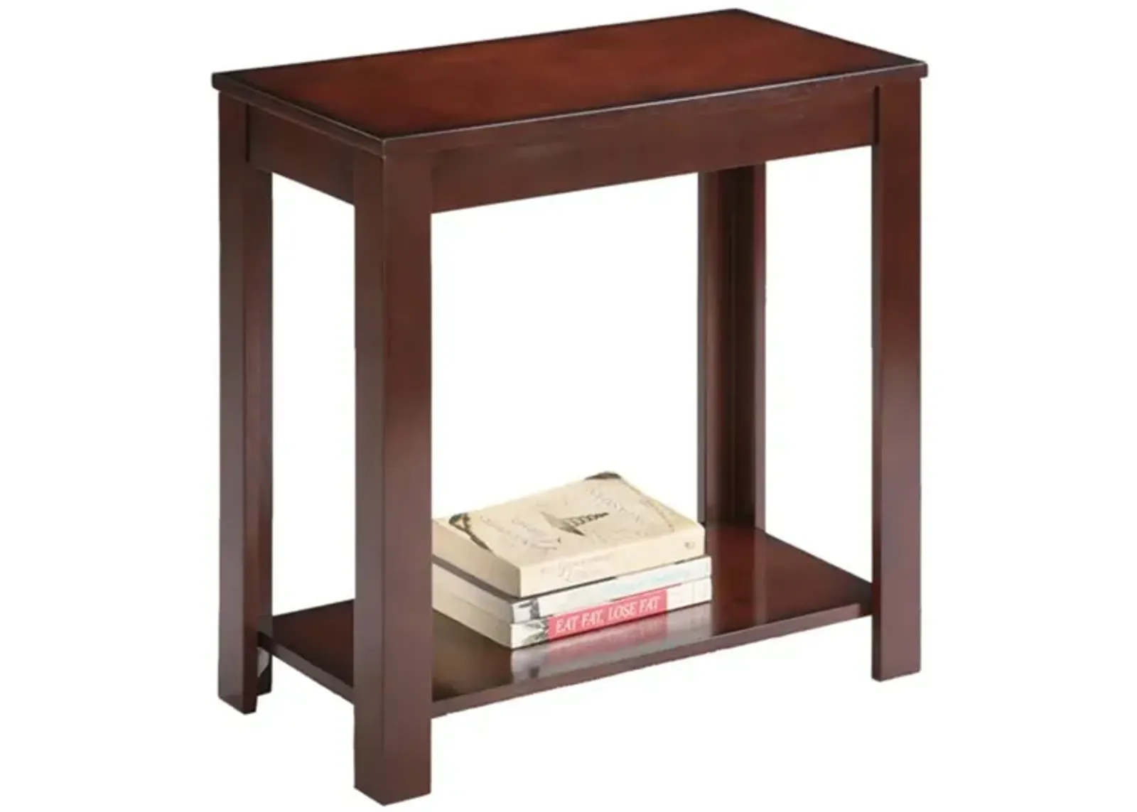 ORE InternationalOre International Traditional Side/End Table, 24-Inch, Dark Cherry,Red