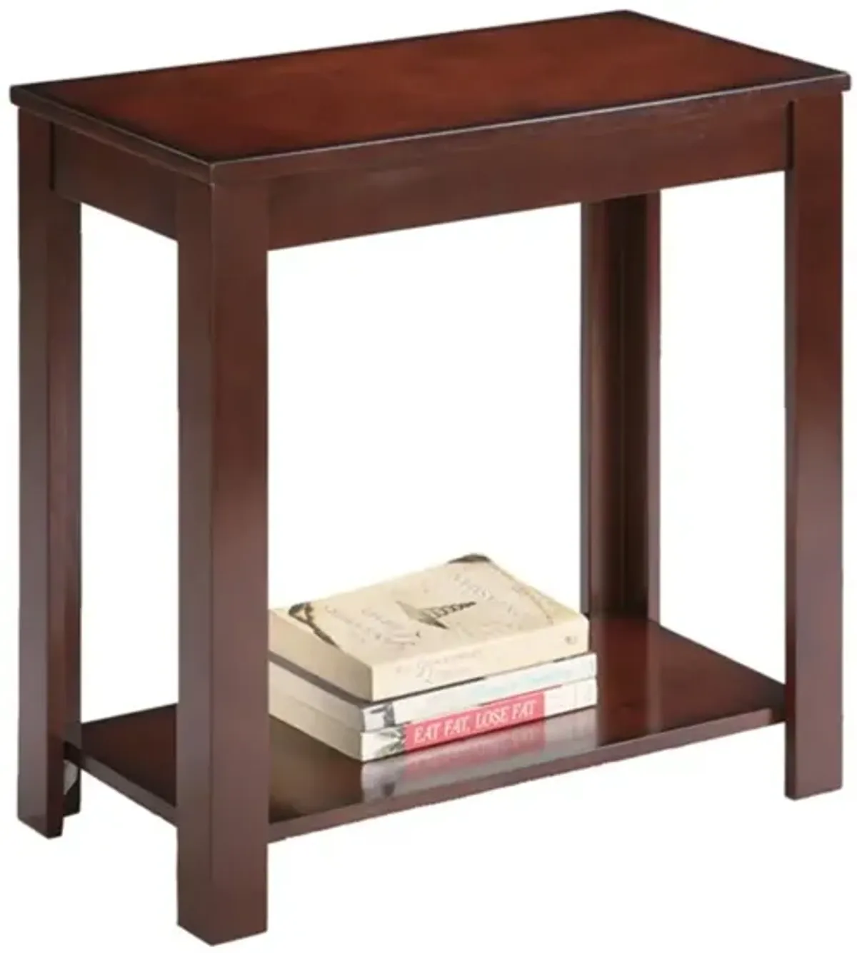 ORE InternationalOre International Traditional Side/End Table, 24-Inch, Dark Cherry,Red