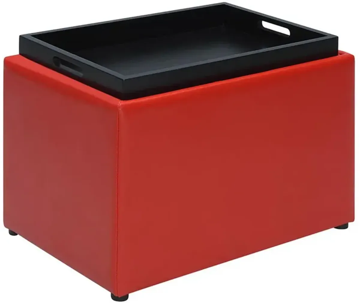 Convience Concept, Inc. Accent Storage Ottoman with Reversible Tray