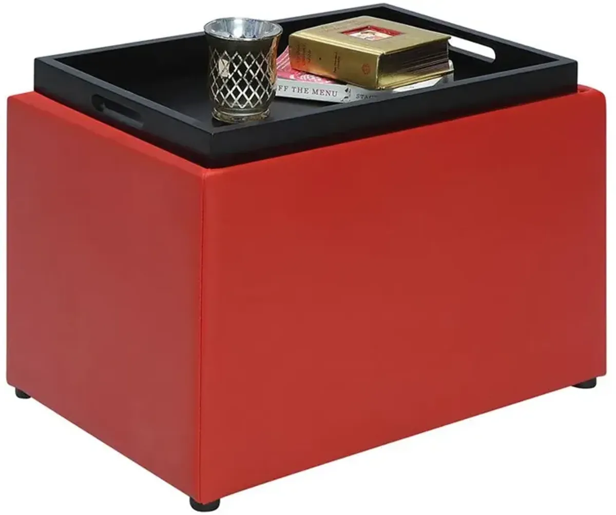 Convience Concept, Inc. Accent Storage Ottoman with Reversible Tray