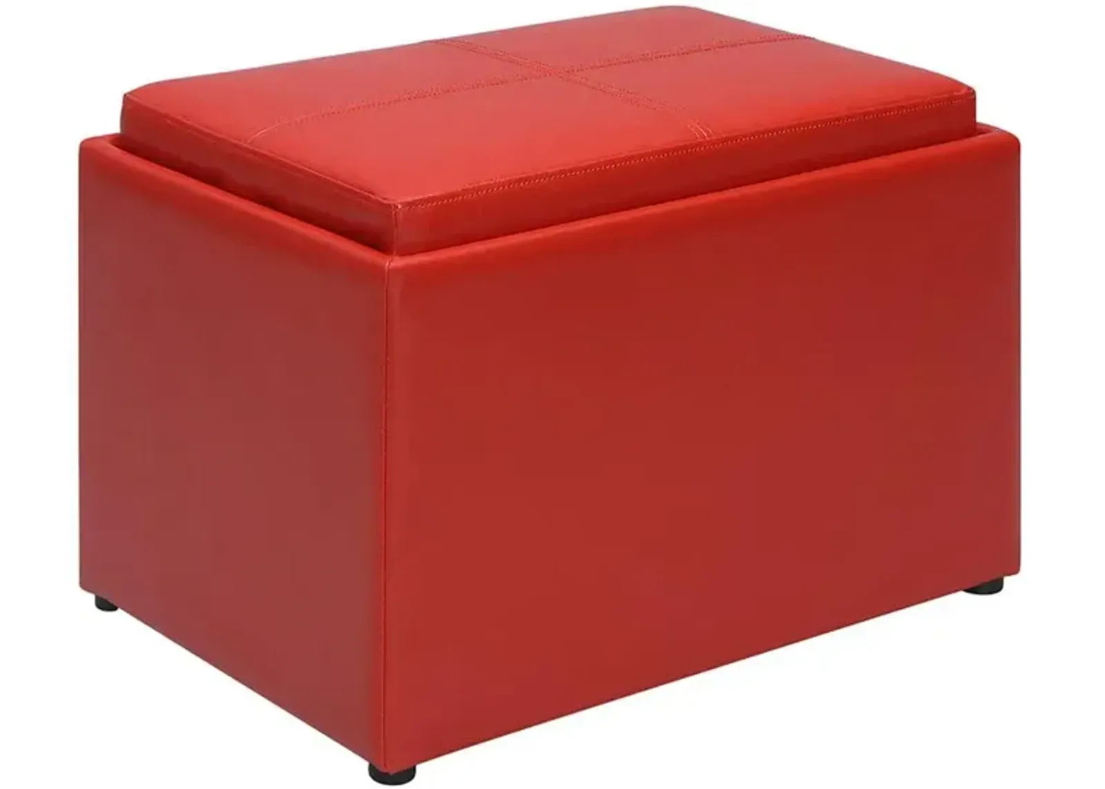 Convience Concept, Inc. Accent Storage Ottoman with Reversible Tray