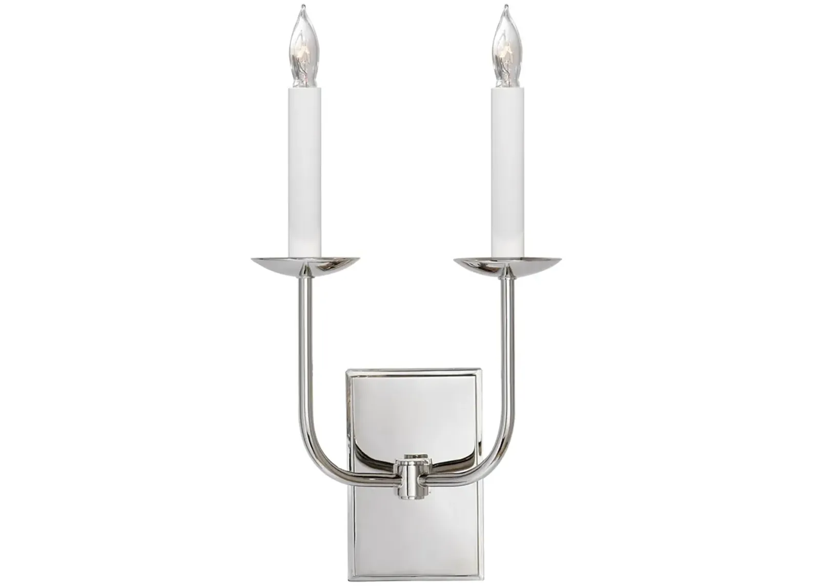 TT Double Sconce in Polished Nickel