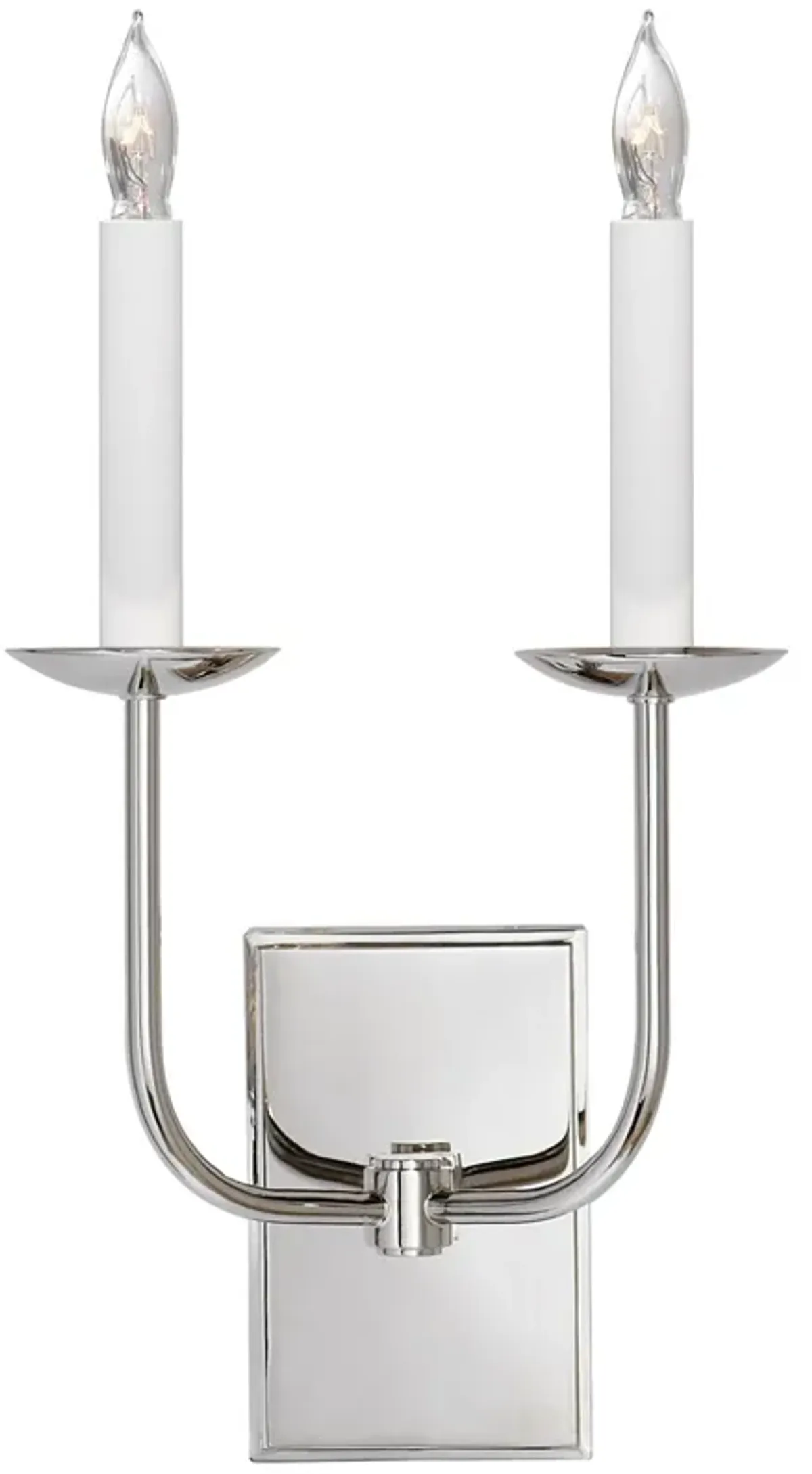 TT Double Sconce in Polished Nickel