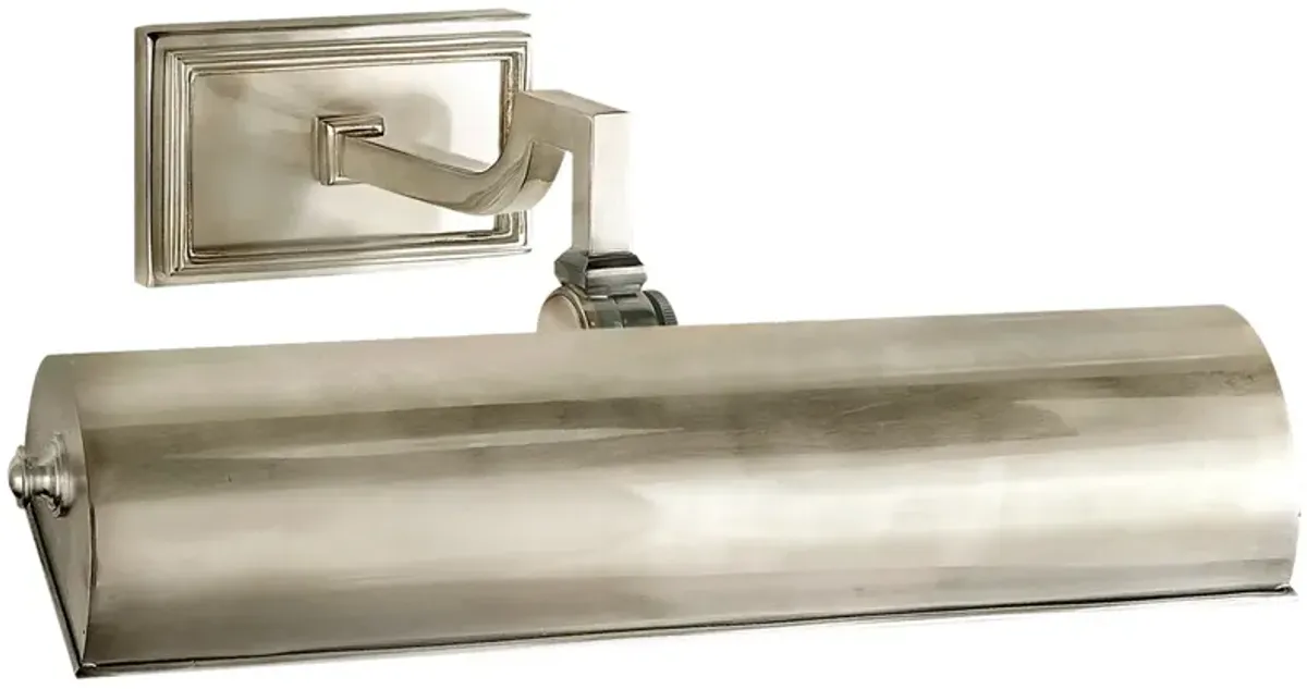 Dean 12" Brushed Nickel Picture Light