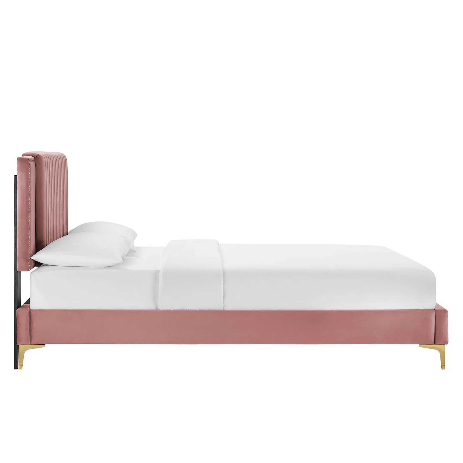 Modway - Zahra Channel Tufted Performance Velvet King Platform Bed