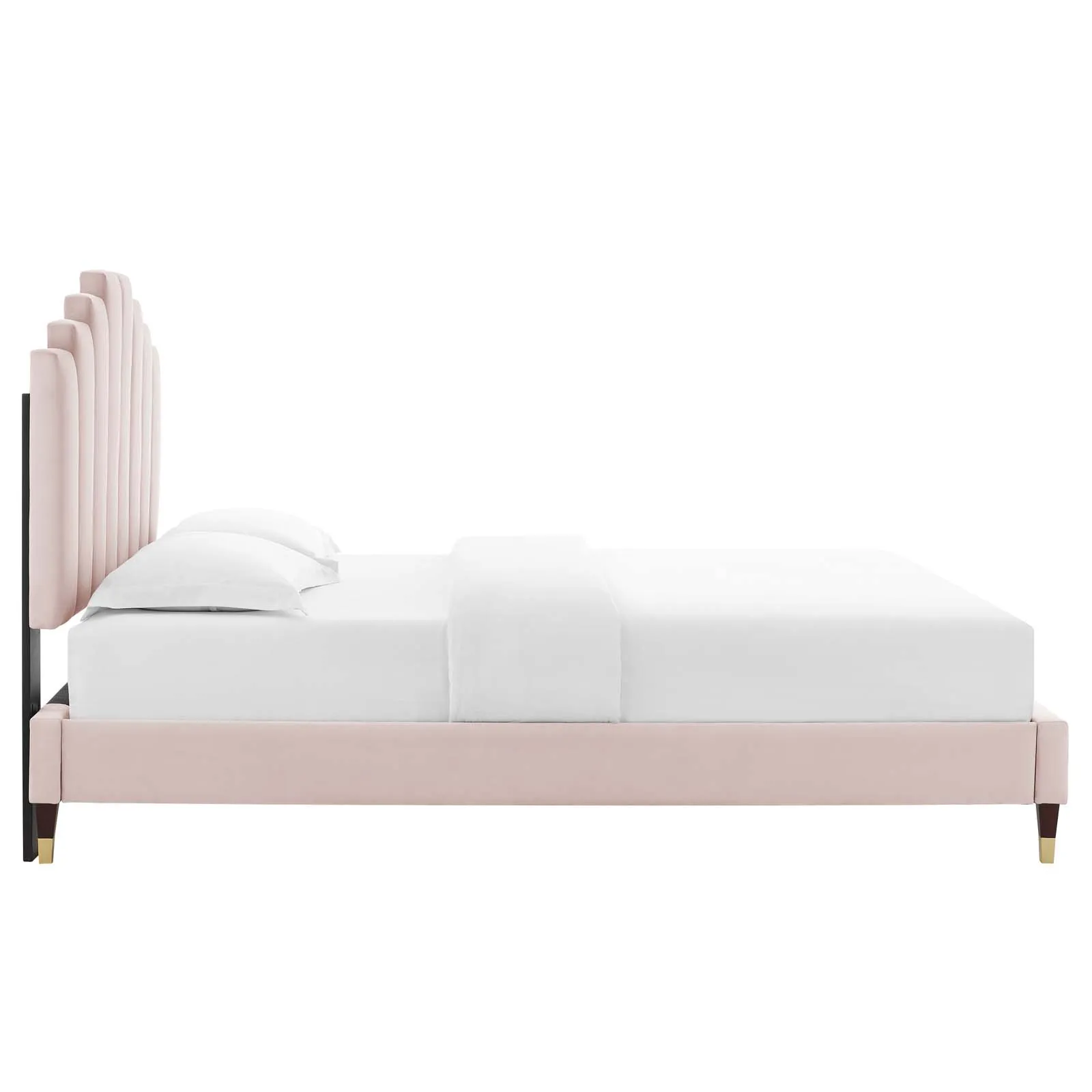 Modway - Elise King Performance Velvet Platform Bed