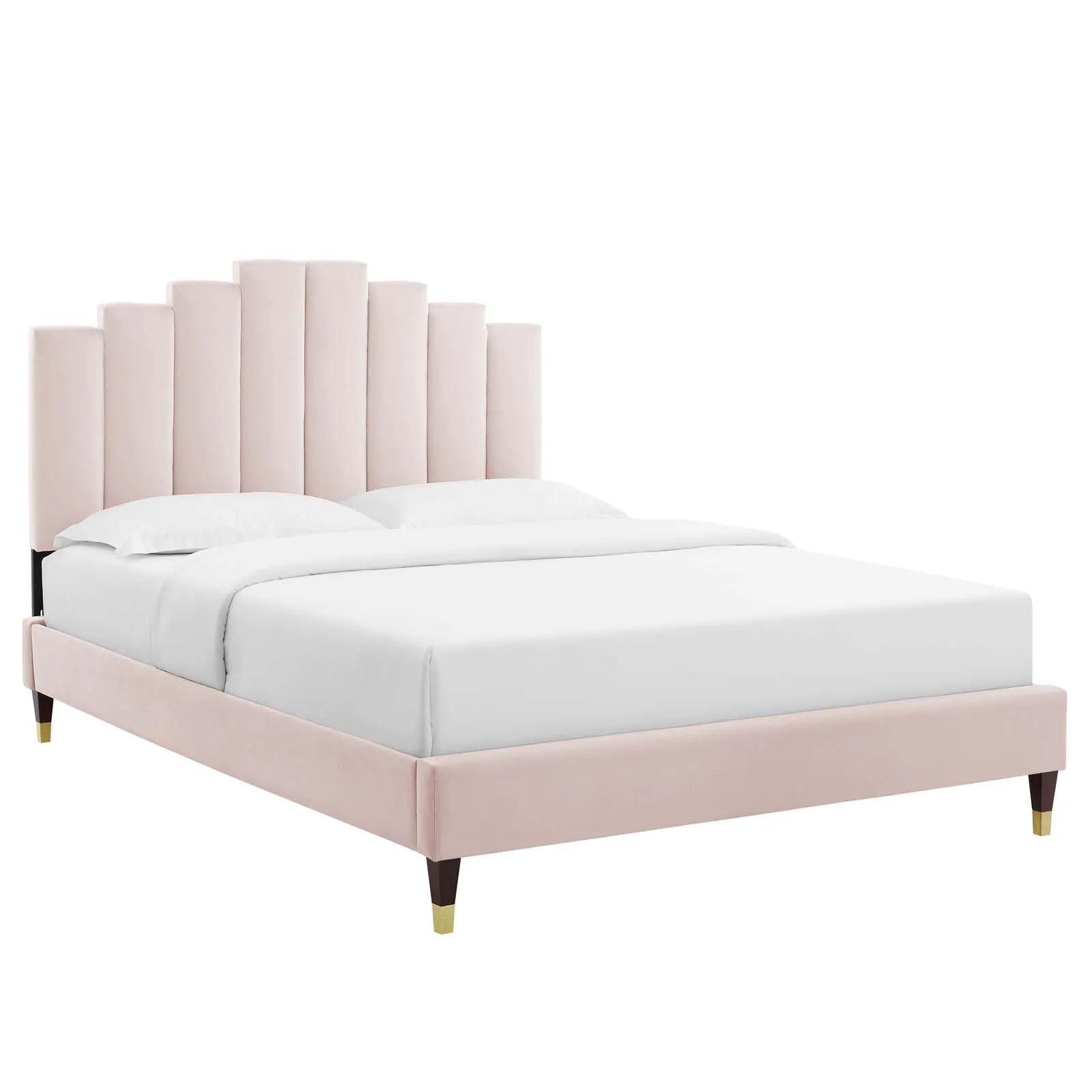 Modway - Elise King Performance Velvet Platform Bed