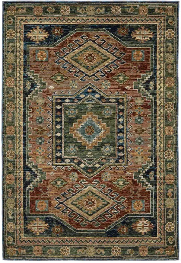 Andorra 3'3" x 5'2" Blue Rug