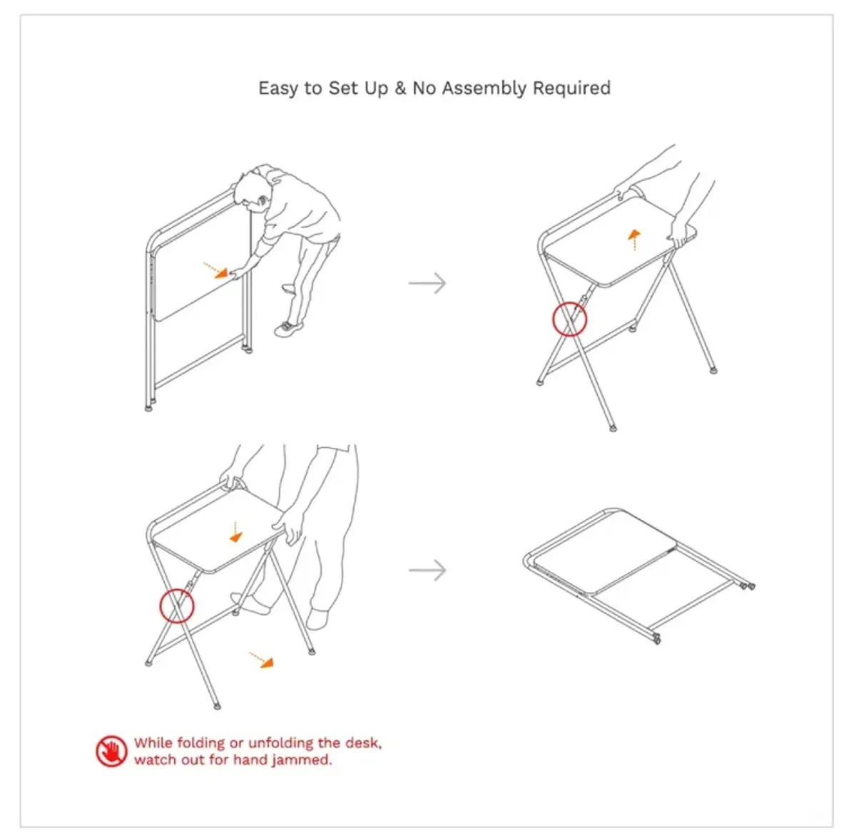 SOFSYS Folding Desk 647