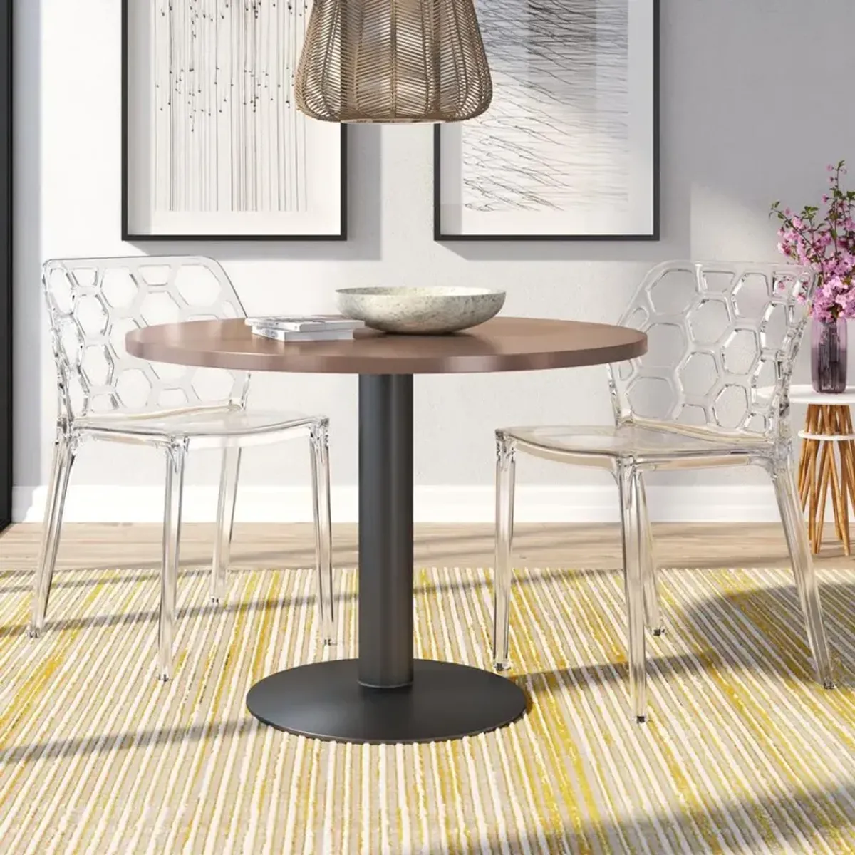 LeisureMod Modern Dynamic Dining Chair