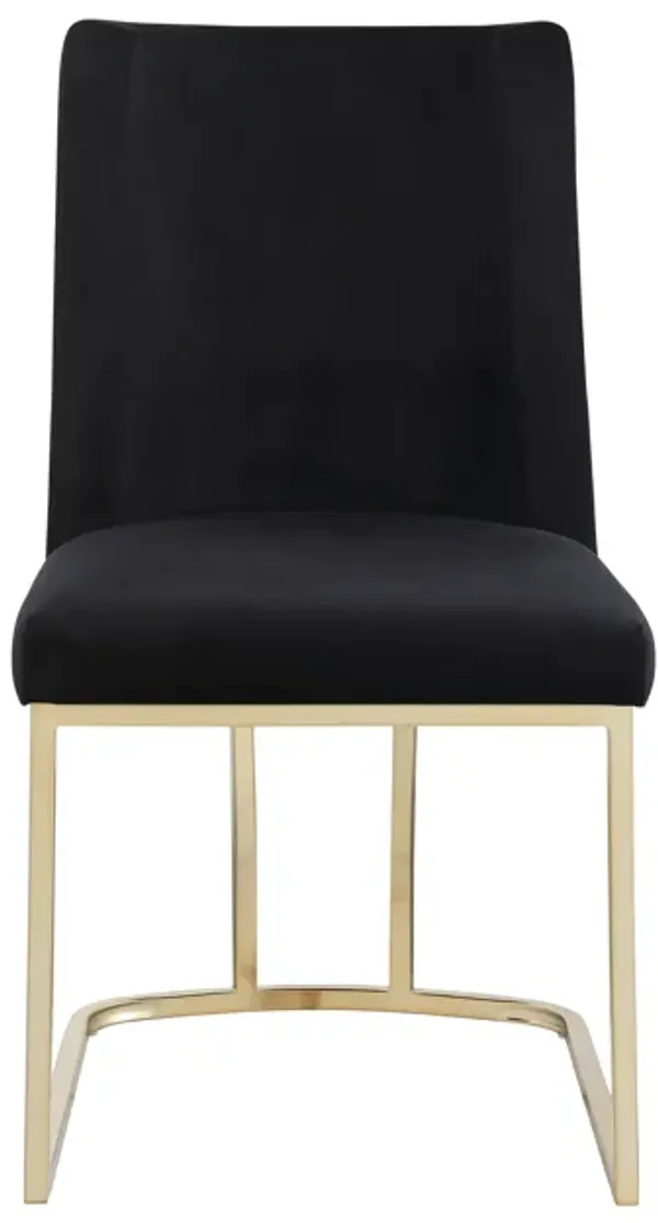 Streamdale Velvet Upholstered Dining Chairs (Set of 2)