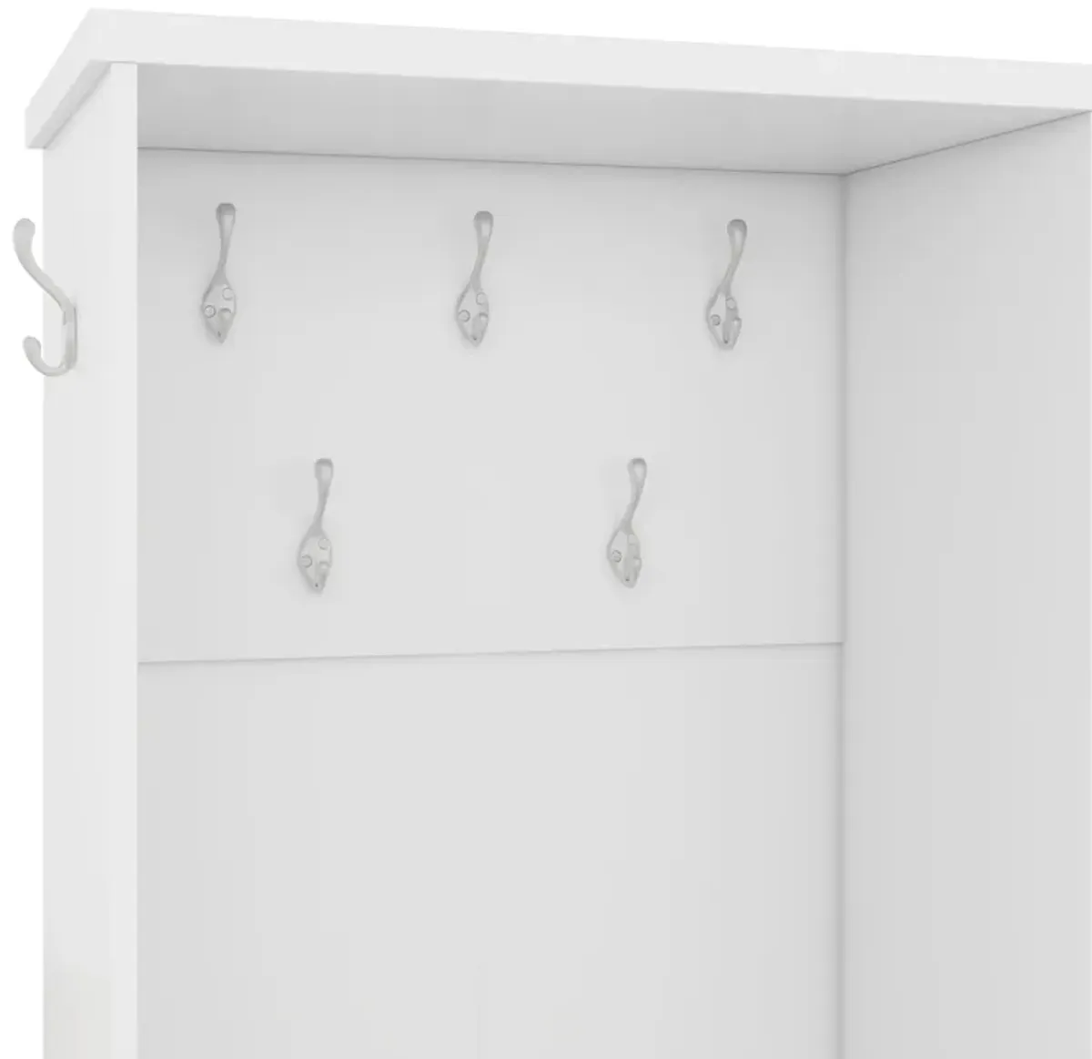 Merax Elegant Hallway Hall Tree Shoe Cabinet with Bench