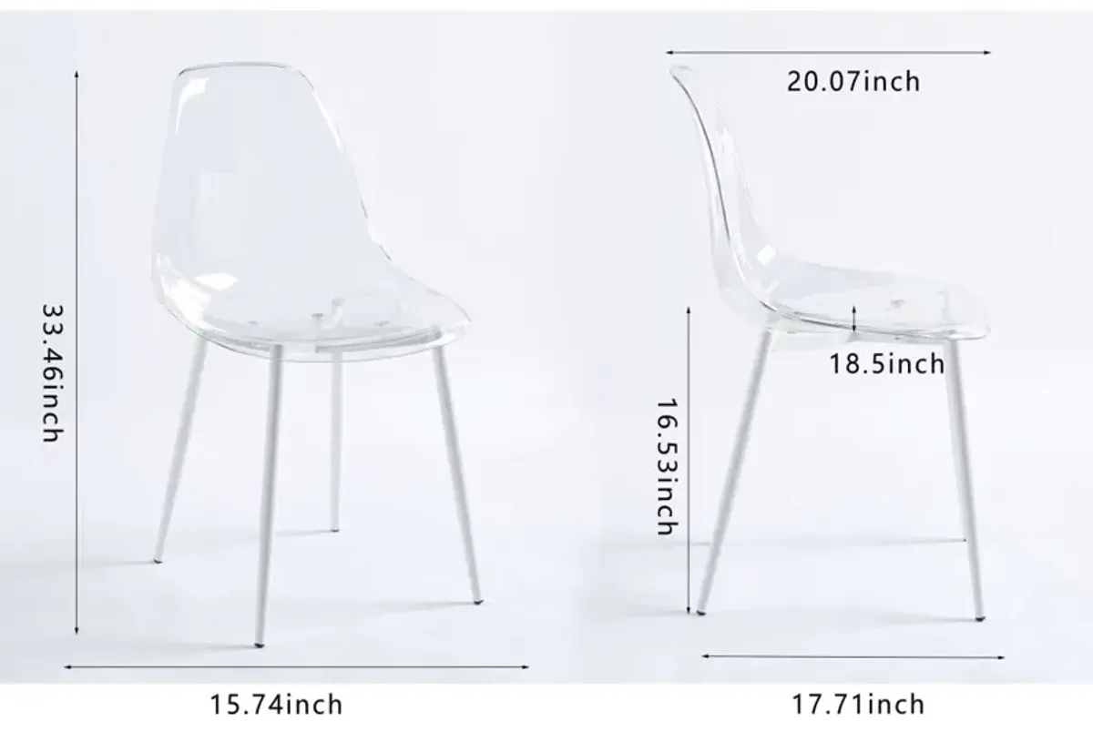 1+4,5pieces dining set, Table metal leg Midcentury Dining Table for 4-6 people With Mdf Table Top, Pedestal Dining Table, End Table Leisure Coffee Table