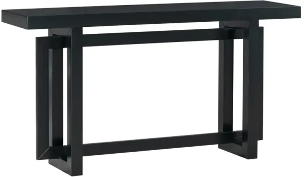 Industrial Concrete Wood Console Table