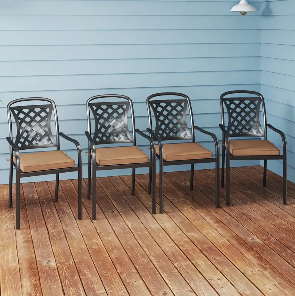 Outdoor Chair Pad Set of 2 – Durable Waterproof & Fade-Resistant Olefin