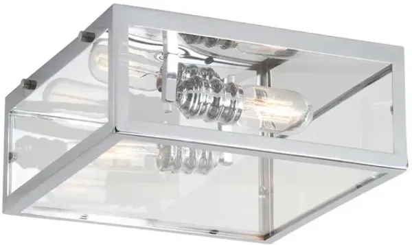 Grayson Metal/Glass LED Flush Mount