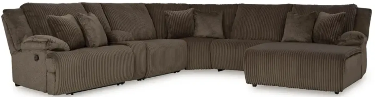 Top Tier 6-Piece Reclining Sectional with Chaise
