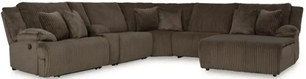 Top Tier 6-Piece Reclining Sectional with Chaise