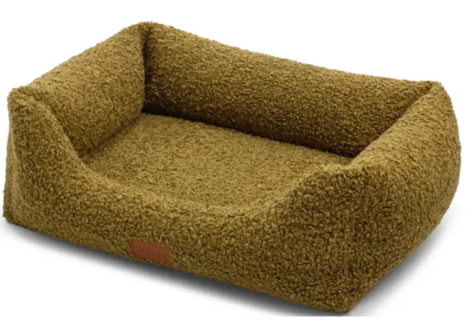 Milo Dog Ergonomic Sofa - Medium, Green Luxurious Removable Fabric